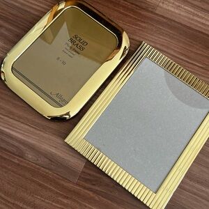 Solid Brass and Gold Picture Frames